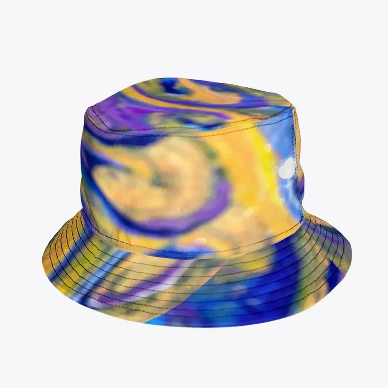 Vibrant Cosmos Bucket Hat